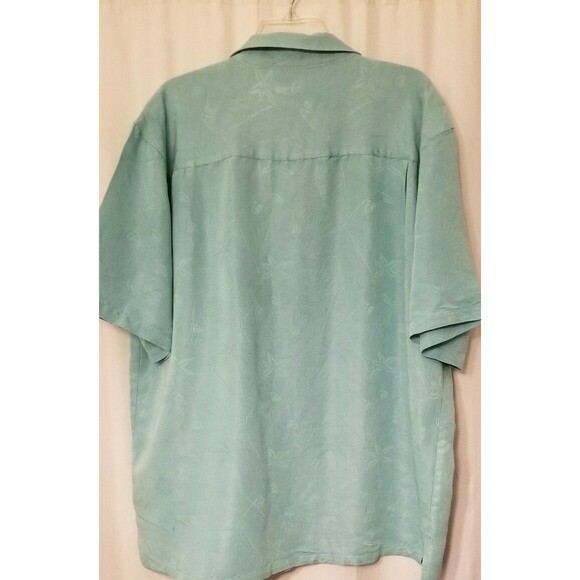 Tropical Hawaiian Men's Shirt Joe Marlin Solid Comfort Fit Design Material XXL - Picture 4 of 4